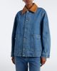 Bottega Veneta Bottega Veneta Intrecciato oversized denim jacket - 5