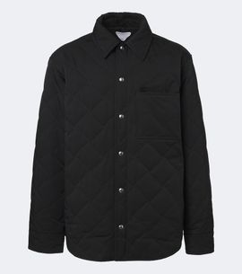 Bottega Veneta Bottega Veneta Intrecciato quilted cotton-blend overshirt