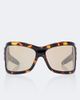Bottega Veneta Bottega Veneta Intrecciato shield sunglasses - 1