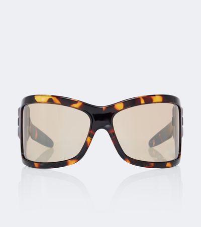 Bottega Veneta Bottega Veneta Intrecciato shield sunglasses