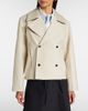 Bottega Veneta Bottega Veneta Intrecciato striped wool and cotton peacoat - 2
