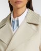Bottega Veneta Bottega Veneta Intrecciato striped wool and cotton peacoat - 3