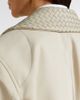 Bottega Veneta Bottega Veneta Intrecciato striped wool and cotton peacoat - 5