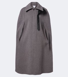 Bottega Veneta Bottega Veneta Intrecciato wool and cashmere cape