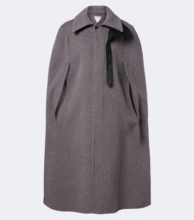 Bottega Veneta Bottega Veneta Intrecciato wool and cashmere cape