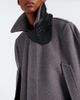 Bottega Veneta Bottega Veneta Intrecciato wool and cashmere cape - 3