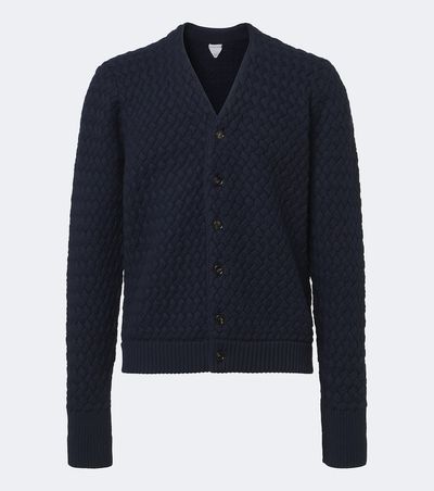 Bottega Veneta Bottega Veneta Intrecciato wool cardigan