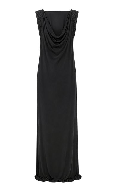 Bottega Veneta Bottega Veneta IntrecciatoStrap CrepeJersey Maxi Dress
