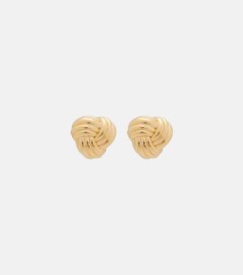 Bottega Veneta Bottega Veneta Intreccio 18kt gold-plated sterling silver earrings