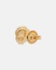 Bottega Veneta Bottega Veneta Intreccio 18kt gold-plated sterling silver earrings - 2