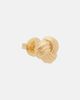 Bottega Veneta Bottega Veneta Intreccio 18kt gold-plated sterling silver earrings - 4