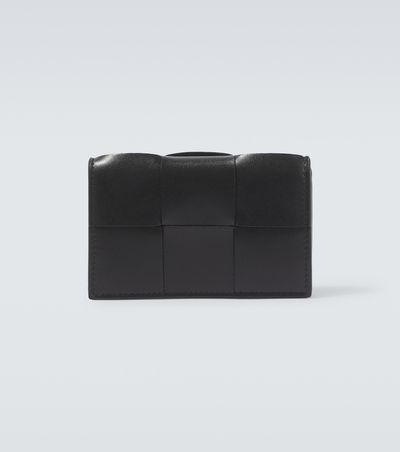 Bottega Veneta Bottega Veneta Intreccio cassette leather card holder