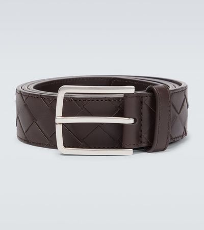 Bottega Veneta Bottega Veneta Intreccio leather belt