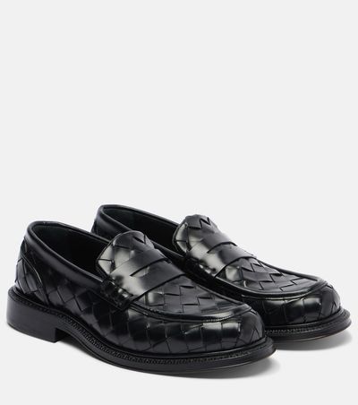 Bottega Veneta Bottega Veneta James Intrecciato leather loafers