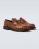Bottega Veneta Bottega Veneta James Intrecciato leather penny loafers - 5