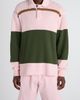 Bottega Veneta Bottega Veneta Jumbo Stripe Long Sleeve Cotton Piqué Polo - 1