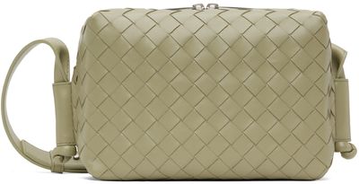 Bottega Veneta Bottega Veneta Khaki Small Loop Messenger Bag