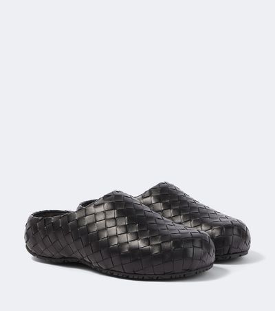 Bottega Veneta Bottega Veneta Klog Intrecciato leather mules