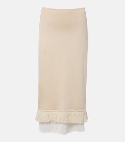 Bottega Veneta Bottega Veneta Knitted silk midi skirt