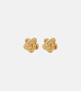 Bottega Veneta Bottega Veneta Knot 18kt gold-plated sterling silver earrings