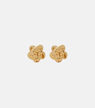 Bottega Veneta Bottega Veneta Knot 18kt gold-plated sterling silver earrings