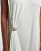 Bottega Veneta Bottega Veneta Knot gathered crÃªpe jersey midi dress - 5