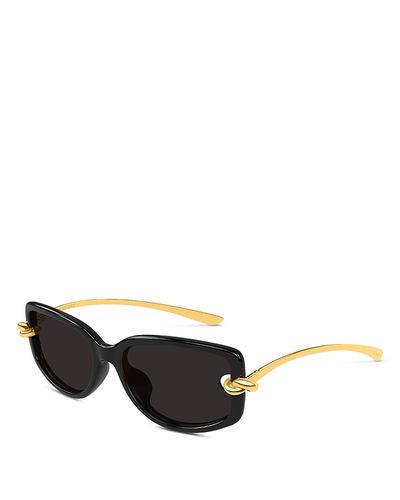 Bottega Veneta Bottega Veneta Knot Geometric Sunglasses, 59mm
