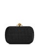 Bottega Veneta Bottega Veneta Knot Intreccio Satin Minaudiere Clutch - 1