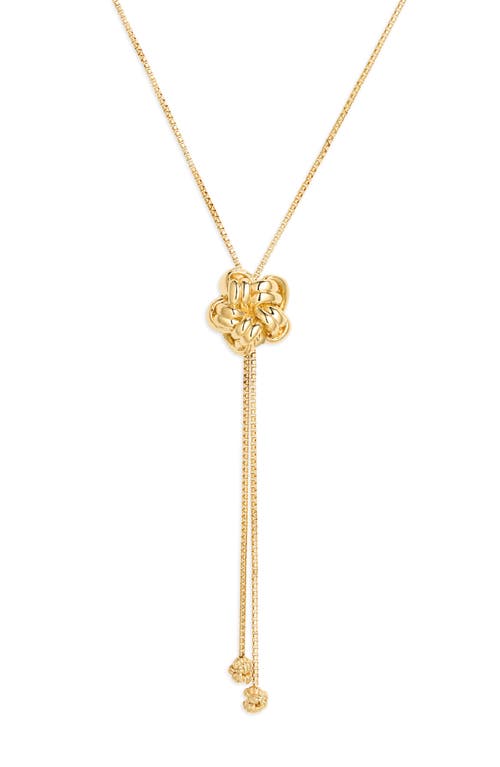 Bottega Veneta Bottega Veneta Knot Lariat Necklace