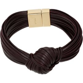 Bottega Veneta Bottega Veneta Knot Leather Bracelet