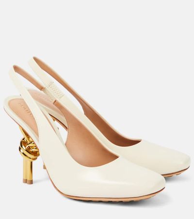 Bottega Veneta Bottega Veneta Knot leather slingback pumps