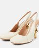 Bottega Veneta Bottega Veneta Knot leather slingback pumps - 5