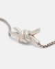 Bottega Veneta Bottega Veneta Knot sterling silver necklace - 4