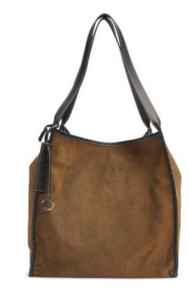Bottega Veneta Bottega Veneta Large Canvas & Suede Reversible Tote