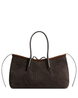 Bottega Veneta Bottega Veneta Large Pinacoteca Reversible Suede & Shearling Tote