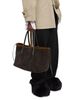 Bottega Veneta Bottega Veneta Large Pinacoteca Reversible Suede & Shearling Tote - 2