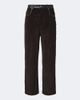 Bottega Veneta Bottega Veneta Leather-trimmed cotton corduroy straight pants - 1