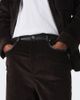 Bottega Veneta Bottega Veneta Leather-trimmed cotton corduroy straight pants - 5