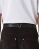 Bottega Veneta Bottega Veneta Leather-trimmed cotton corduroy straight pants - 6