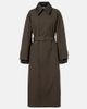 Bottega Veneta Bottega Veneta Leather-trimmed trench coat - 1