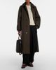 Bottega Veneta Bottega Veneta Leather-trimmed trench coat - 2