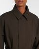 Bottega Veneta Bottega Veneta Leather-trimmed trench coat - 5