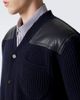 Bottega Veneta Bottega Veneta Leather-trimmed wool and cashmere cardigan - 5