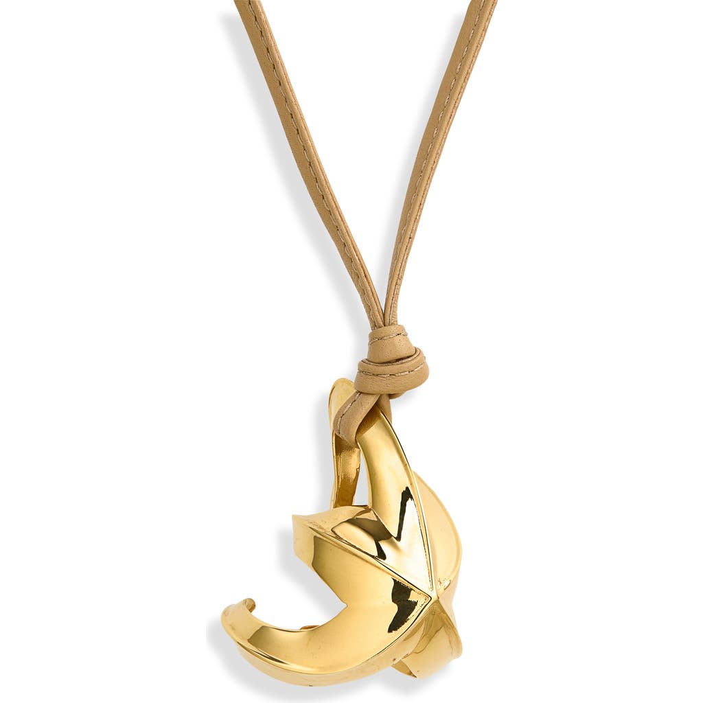 Bottega Veneta Bottega Veneta Leather Cord Pendant Necklace