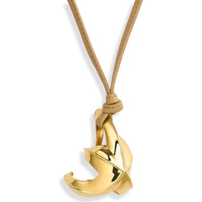 Bottega Veneta Bottega Veneta Leather Cord Pendant Necklace
