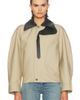 Bottega Veneta Bottega Veneta Leather Trim Jacket - 2