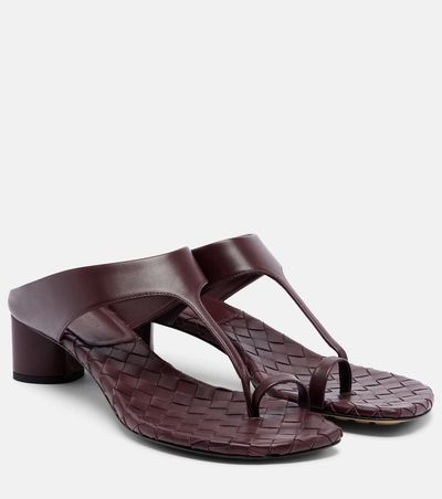 Bottega Veneta Bottega Veneta Livia Intrecciato leather thong sandals
