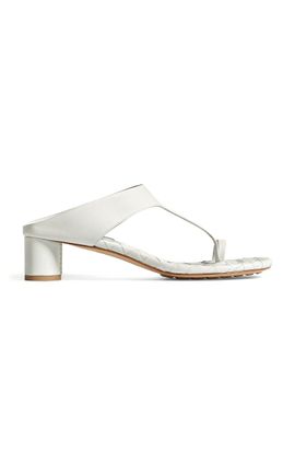 Bottega Veneta Bottega Veneta Livia Kitten Heel Leather Sandals