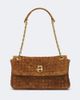Bottega Veneta Bottega Veneta Madison Intrecciato suede shoulder bag - 1