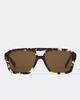 Bottega Veneta Bottega Veneta Navigator square sunglasses - 1